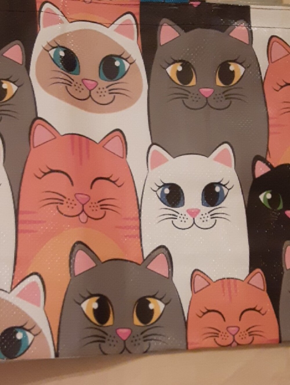 Set Of 4 Tote Bags - Cute Cat And Dog Prints - Picture 11 of 13
